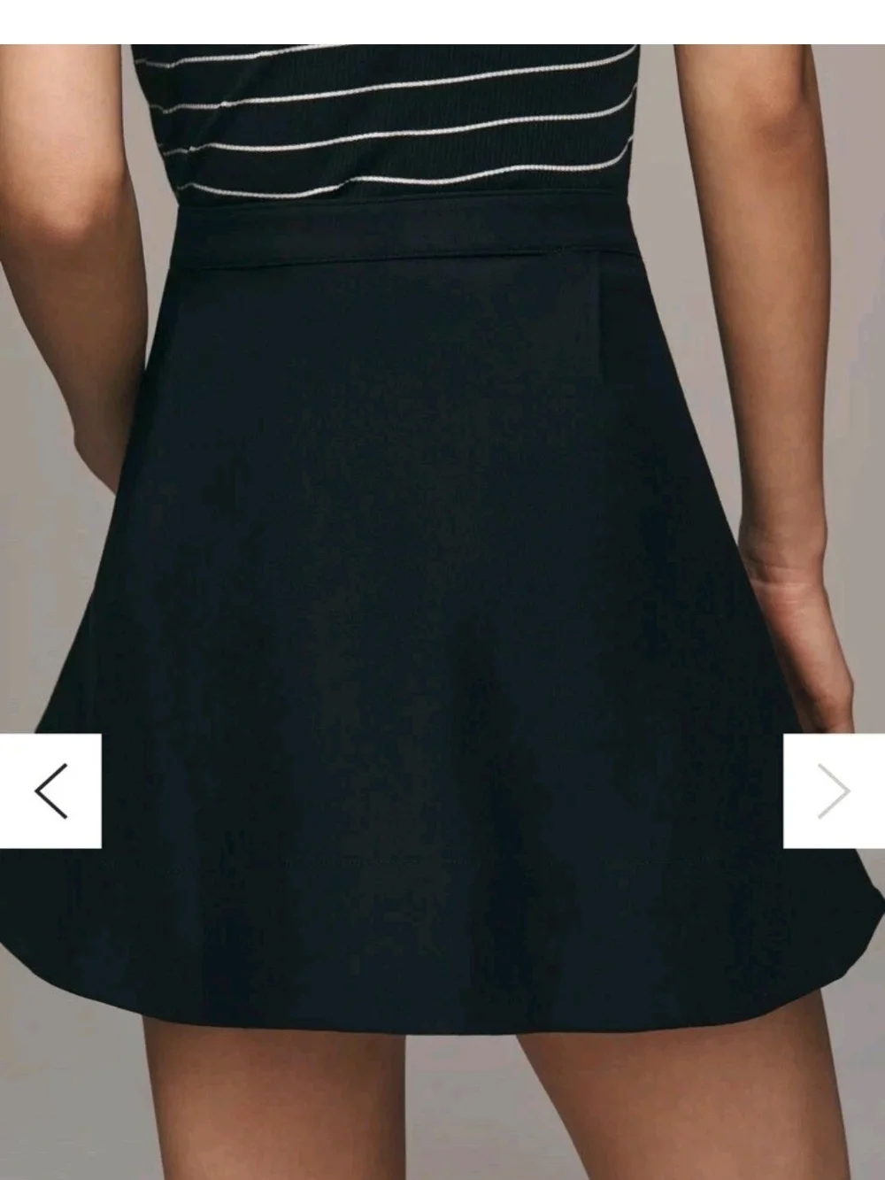 Anthropologie Maeve Ponte Skater Mini Skirt Sz M - Picture 2 of 9